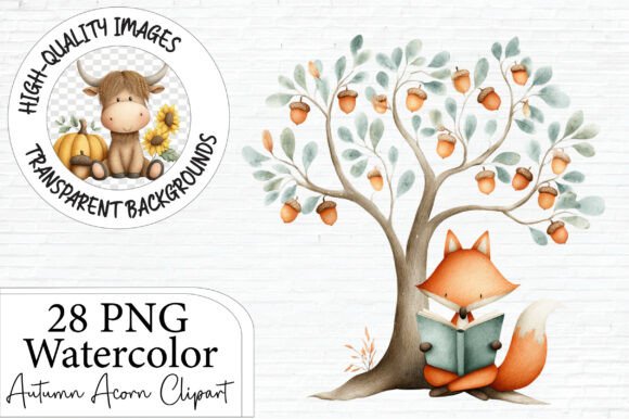 Download Watercolor Autumn Acorn Clipart - Acorn clipart Collection